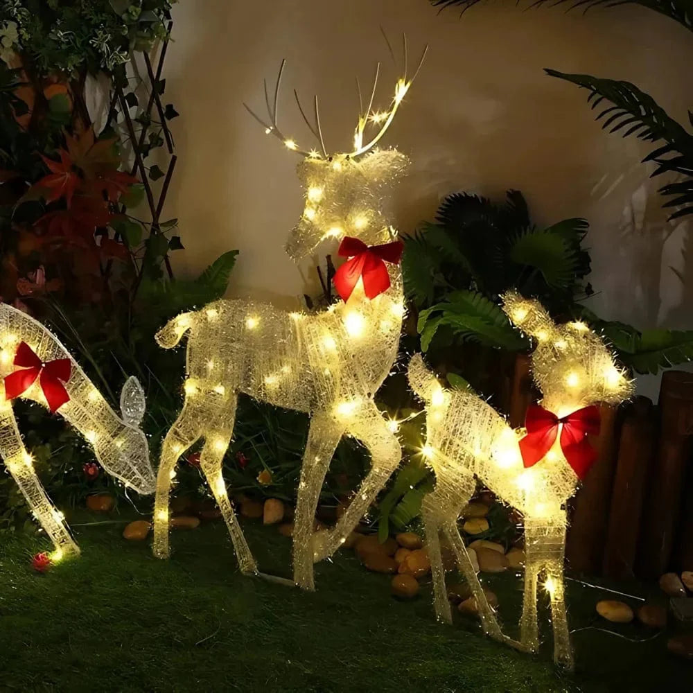 Luce di Natale a forma di renna