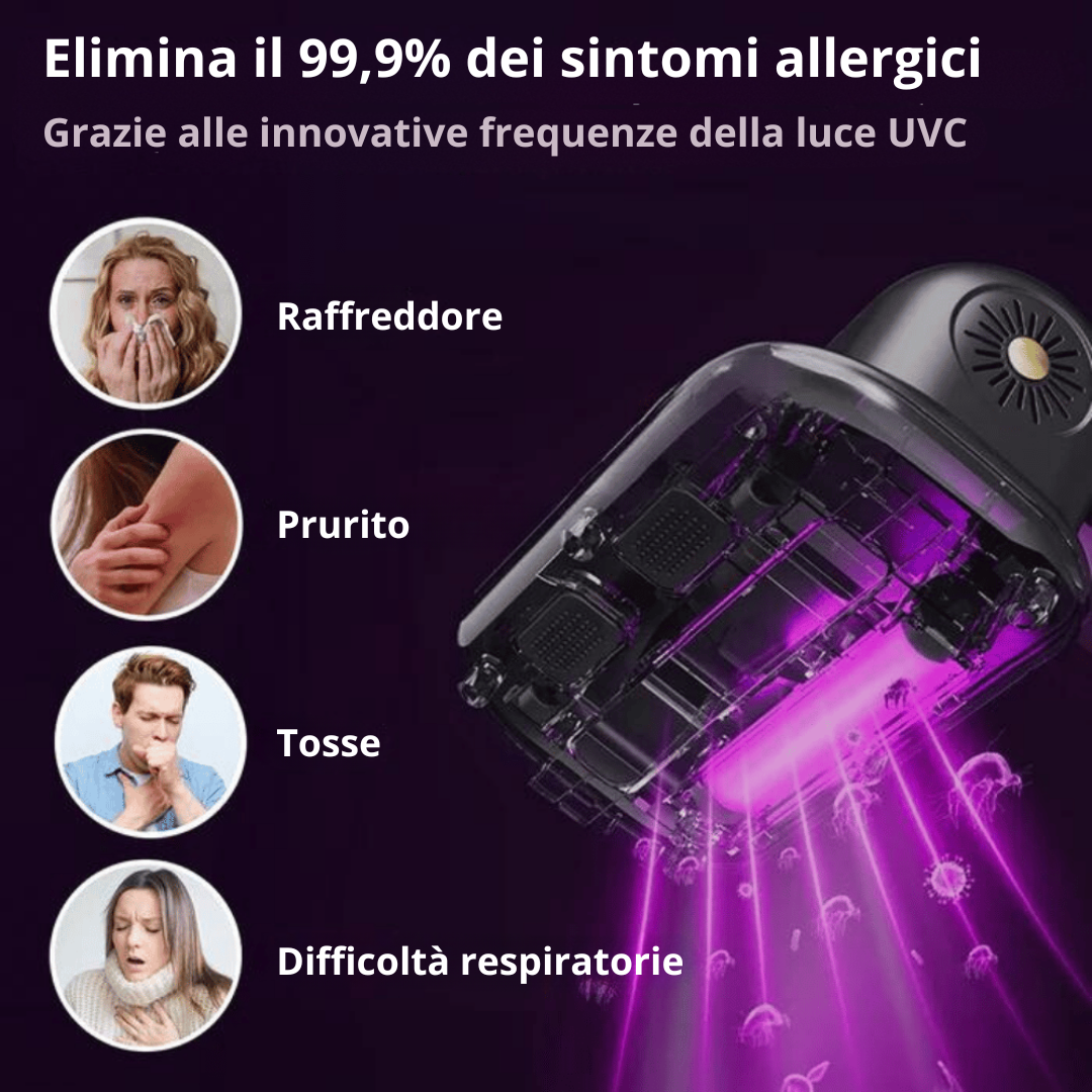 Aspiratore a raggi ultravioletti F10