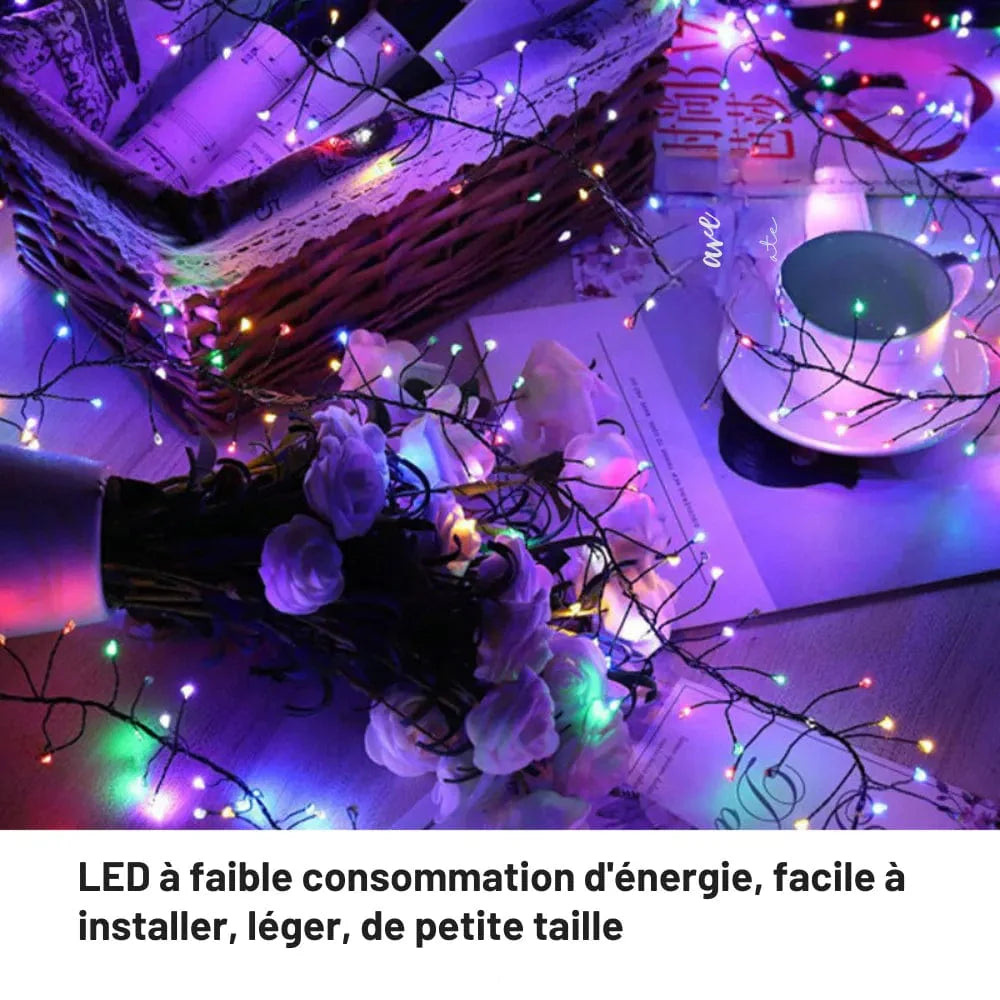 Festone di illuminazione a filo di rame a led