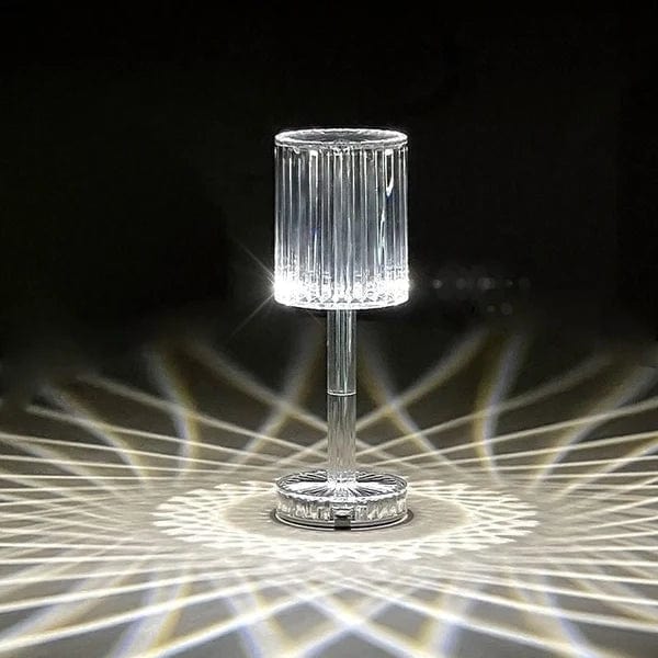 Lampe en Crystal Effet Diamant Multicolore